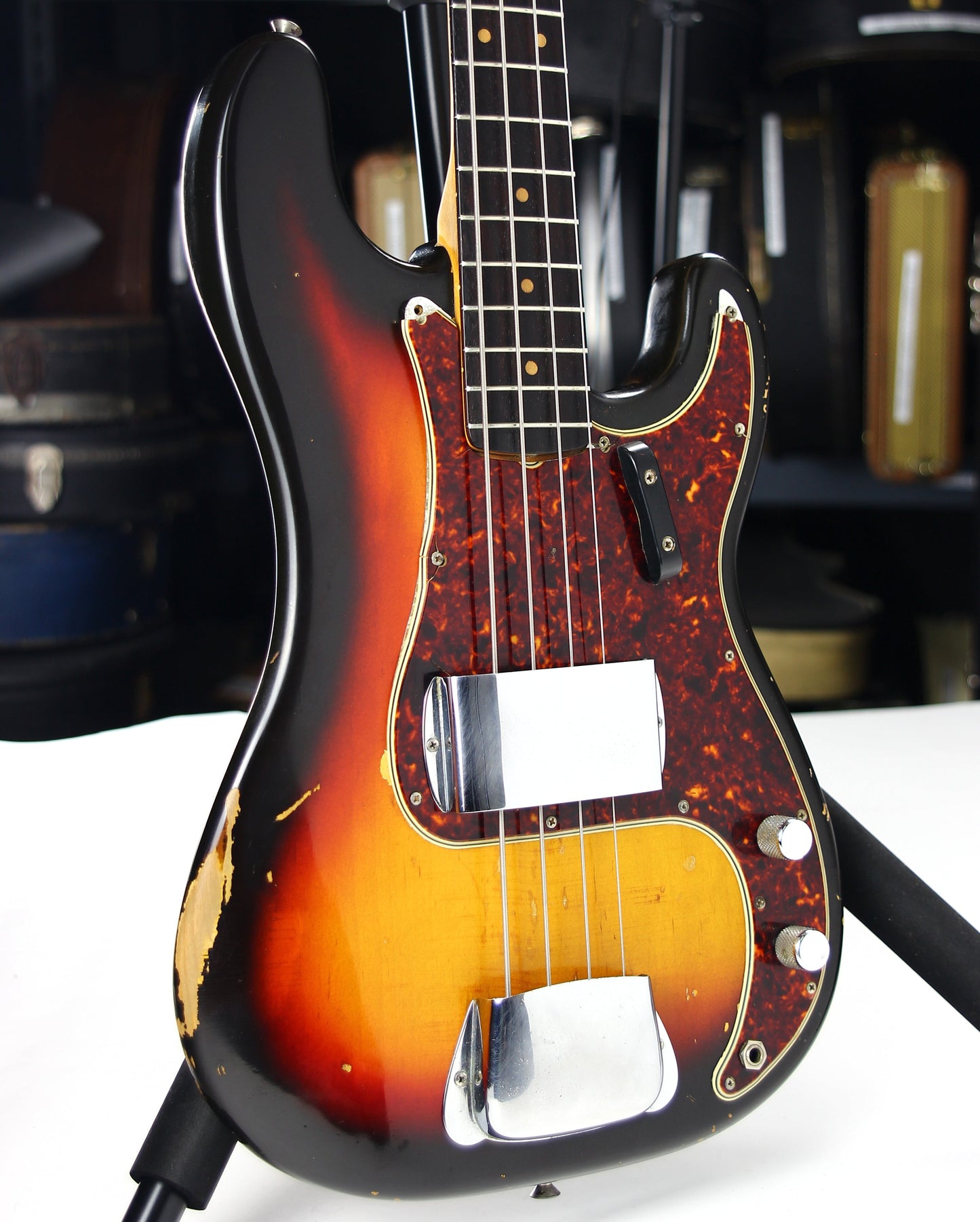 1964 Fender Precision Bass - Sunburst, Spaghetti Logo, Pre-CBS 1963 spec, Clay Dots, Vintage L-Series P-Bass