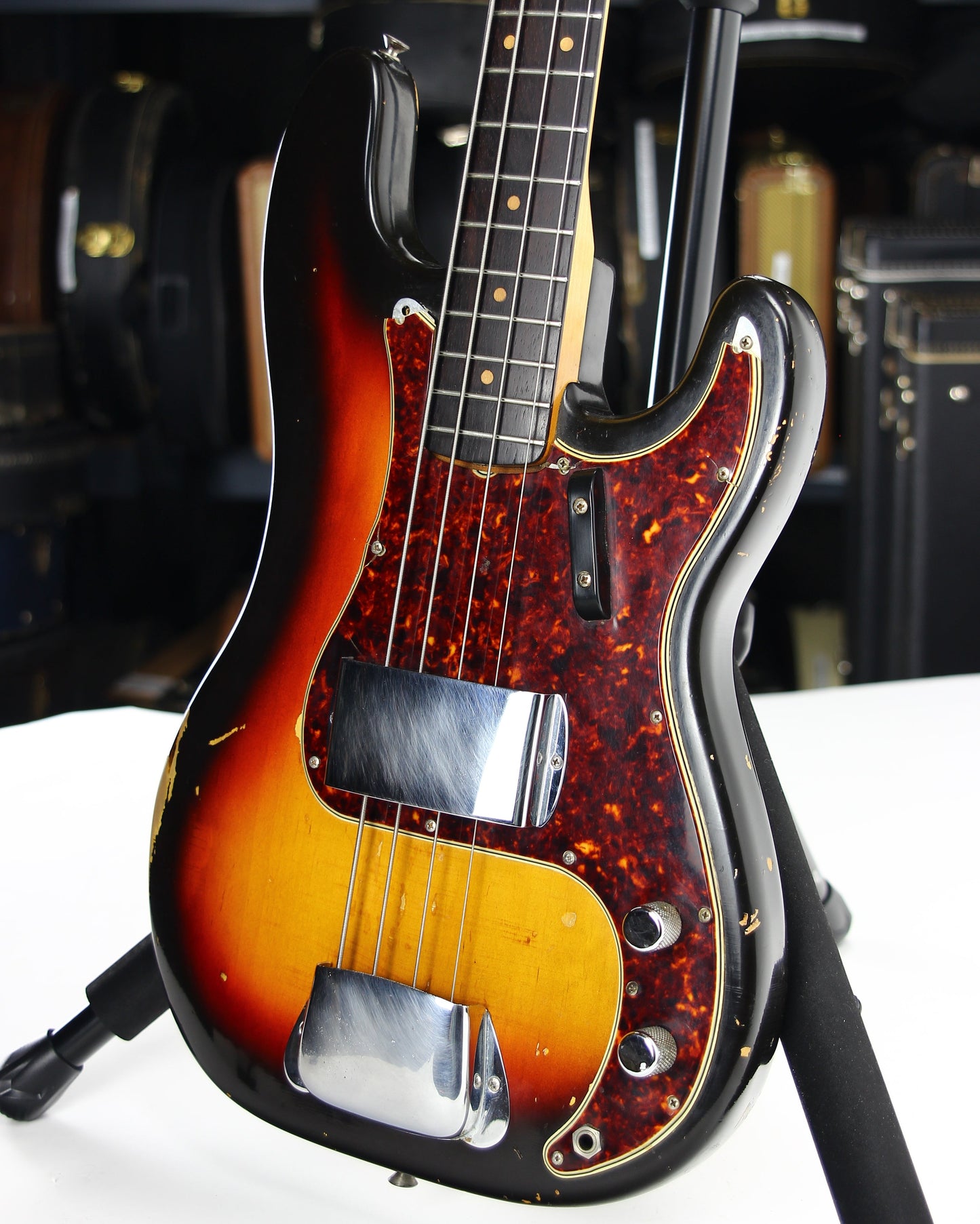 1964 Fender Precision Bass - Sunburst, Spaghetti Logo, Pre-CBS 1963 spec, Clay Dots, Vintage L-Series P-Bass