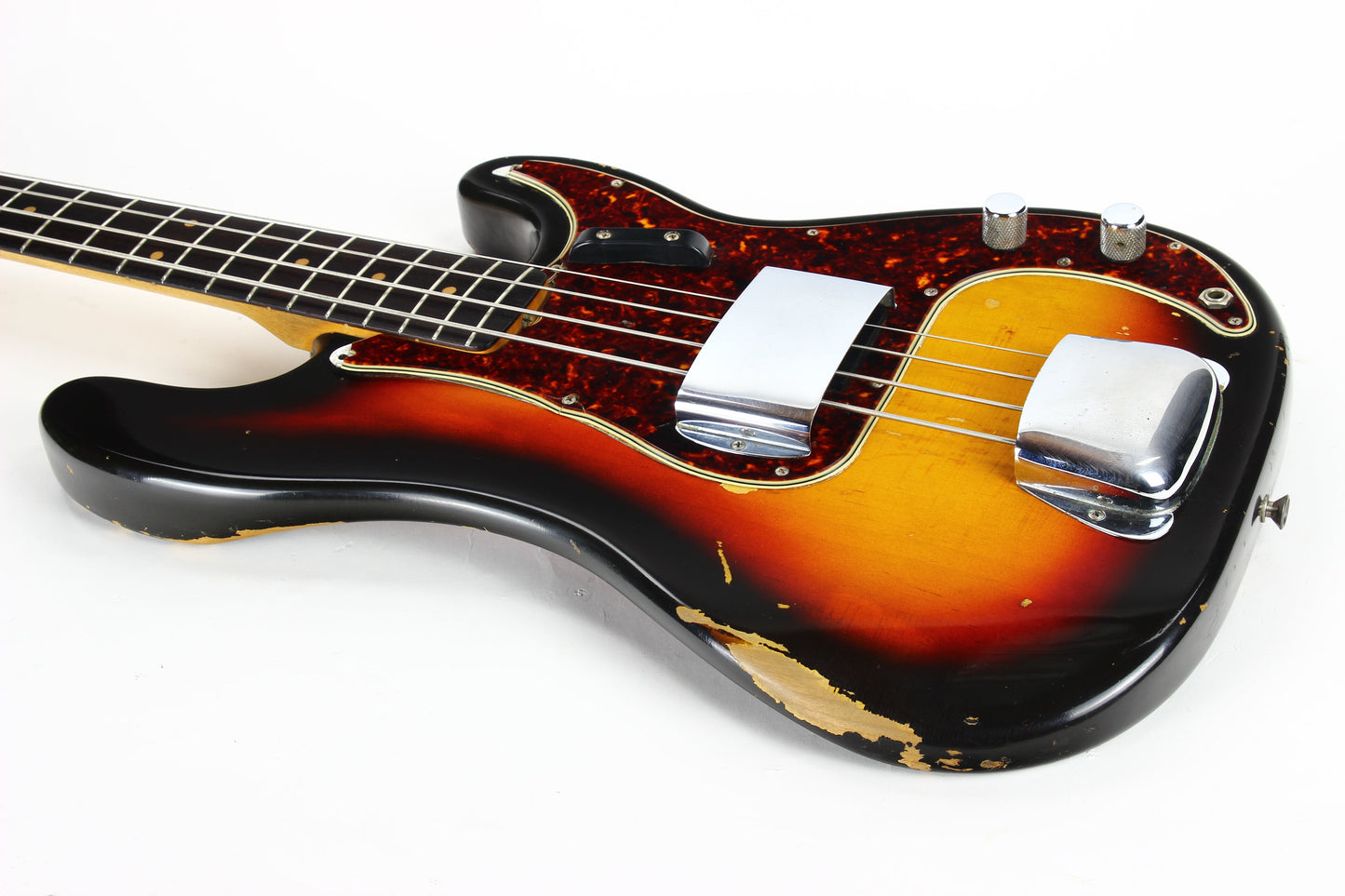 1964 Fender Precision Bass - Sunburst, Spaghetti Logo, Pre-CBS 1963 spec, Clay Dots, Vintage L-Series P-Bass