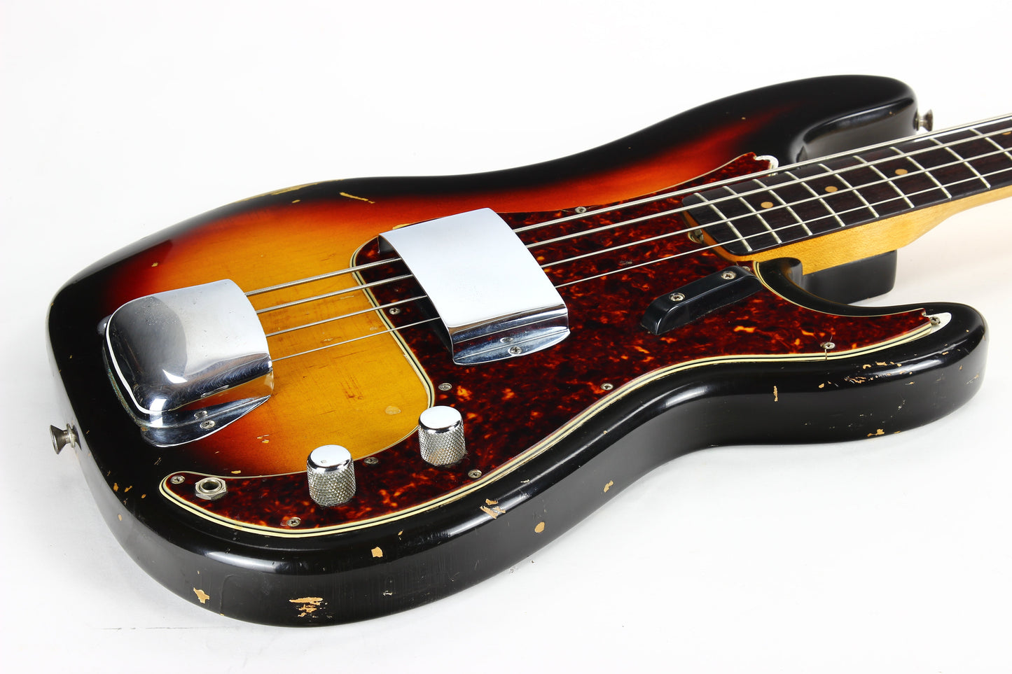 1964 Fender Precision Bass - Sunburst, Spaghetti Logo, Pre-CBS 1963 spec, Clay Dots, Vintage L-Series P-Bass