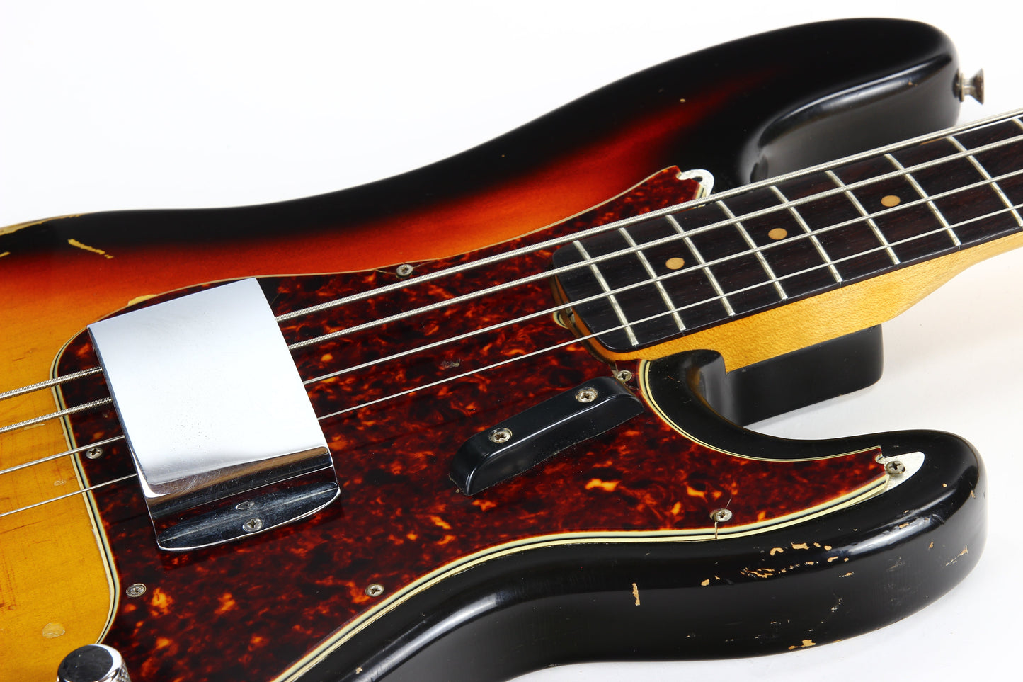 1964 Fender Precision Bass - Sunburst, Spaghetti Logo, Pre-CBS 1963 spec, Clay Dots, Vintage L-Series P-Bass