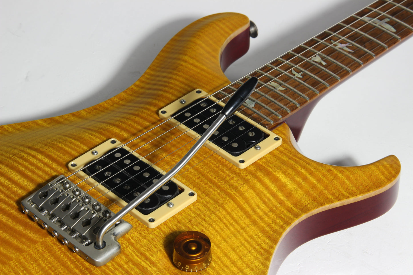 COLLECTORS! 1990 PRS Custom 24 - Vintage Yellow 10-Top Brazilian Rosewood - RARE Factory Multi-Tap Pickups! 1989 Paul Reed Smith