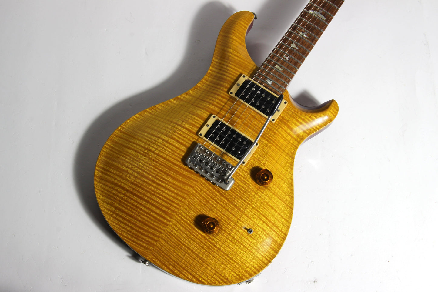 COLLECTORS! 1990 PRS Custom 24 - Vintage Yellow 10-Top Brazilian Rosewood - RARE Factory Multi-Tap Pickups! 1989 Paul Reed Smith