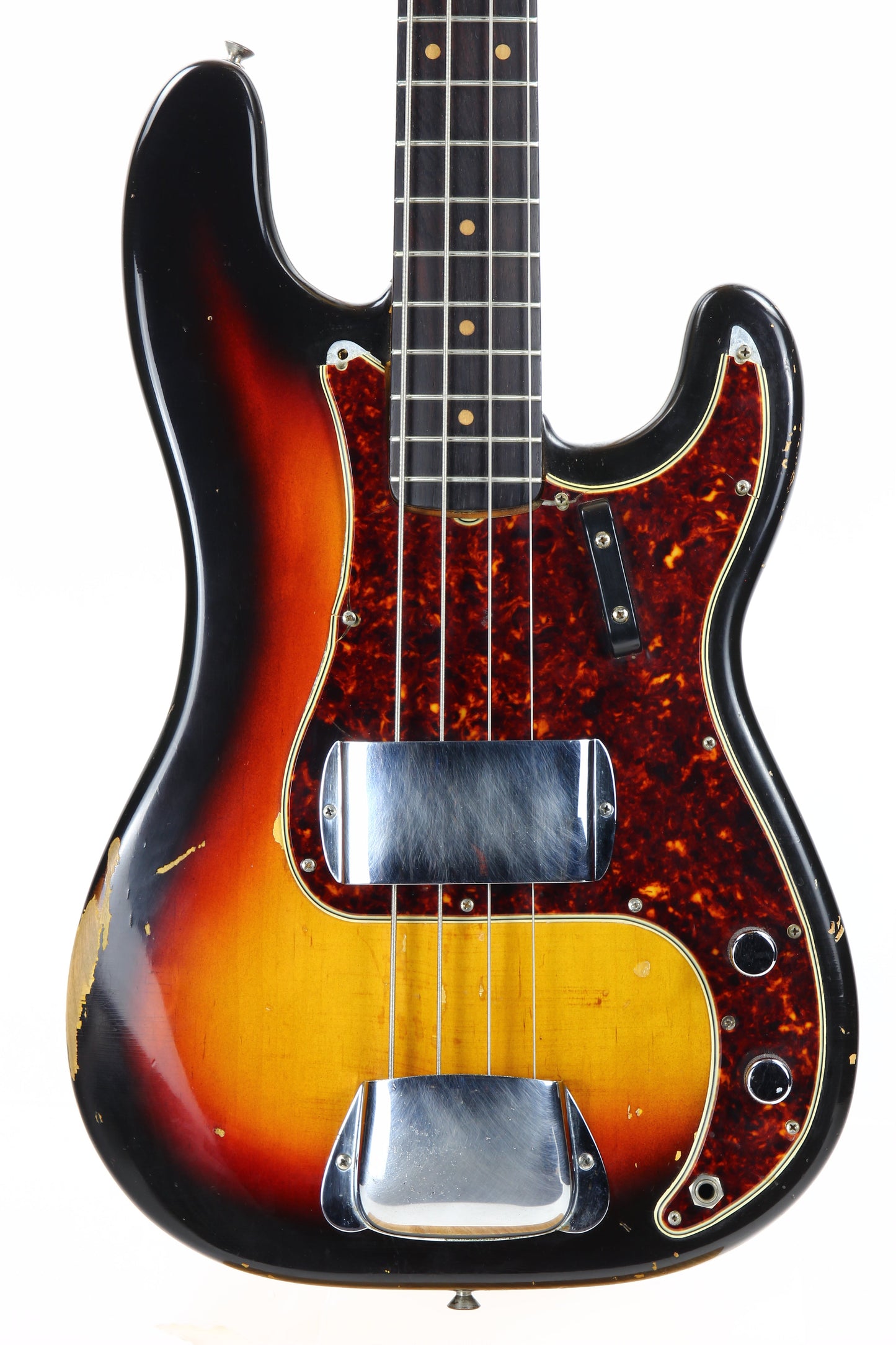 1964 Fender Precision Bass - Sunburst, Spaghetti Logo, Pre-CBS 1963 spec, Clay Dots, Vintage L-Series P-Bass