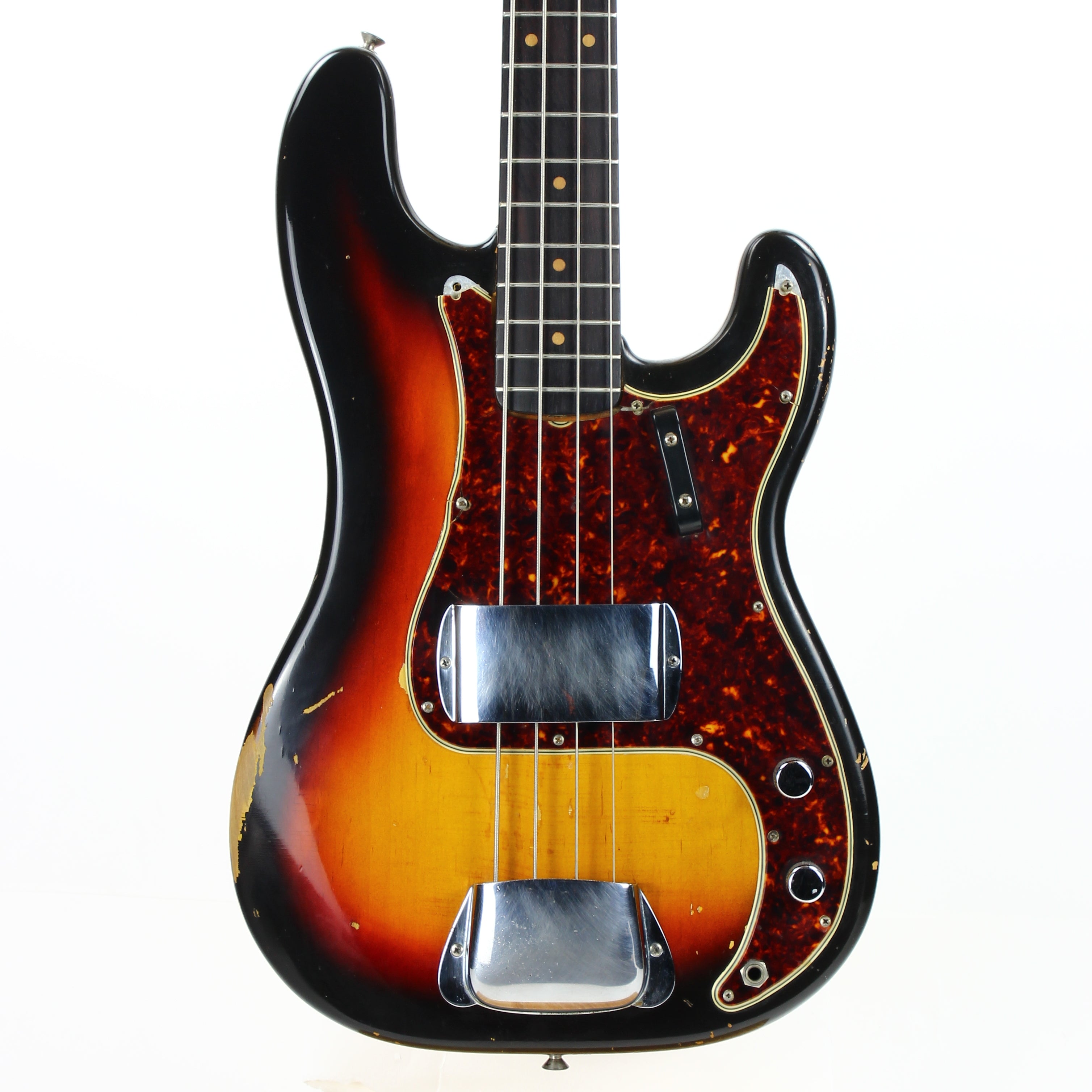 1964 Fender Precision Bass - Sunburst, Spaghetti Logo, Pre-CBS 1963 spec, Clay Dots, Vintage L-Series P-Bass