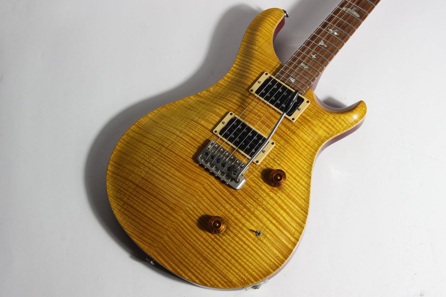 COLLECTORS! 1990 PRS Custom 24 - Vintage Yellow 10-Top Brazilian Rosewood - RARE Factory Multi-Tap Pickups! 1989 Paul Reed Smith