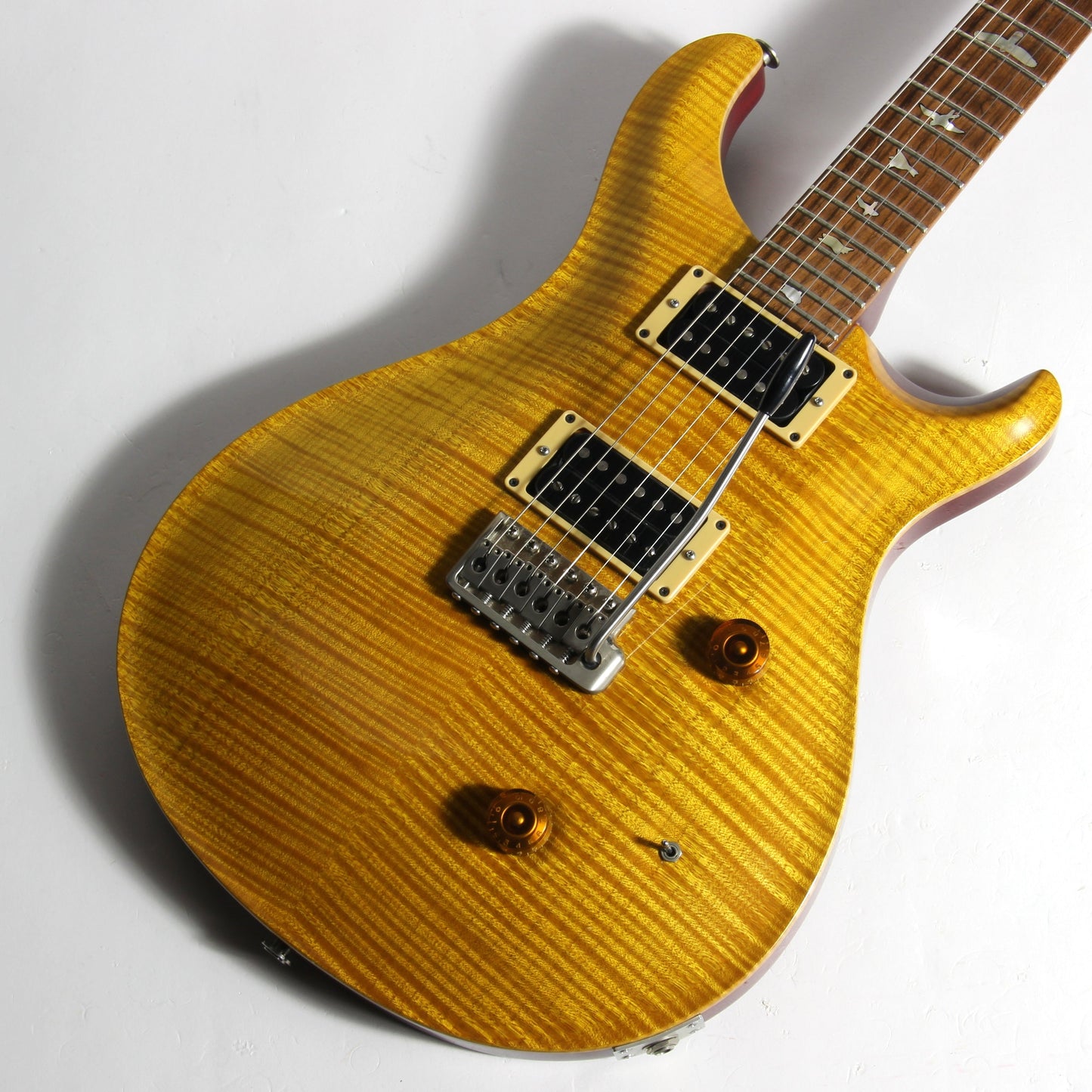 COLLECTORS! 1990 PRS Custom 24 - Vintage Yellow 10-Top Brazilian Rosewood - RARE Factory Multi-Tap Pickups! 1989 Paul Reed Smith