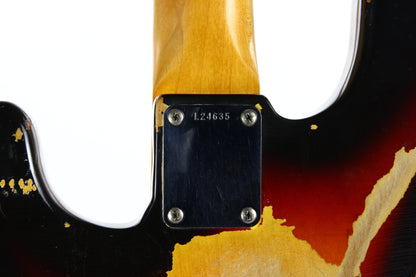 1964 Fender Precision Bass - Sunburst, Spaghetti Logo, Pre-CBS 1963 spec, Clay Dots, Vintage L-Series P-Bass