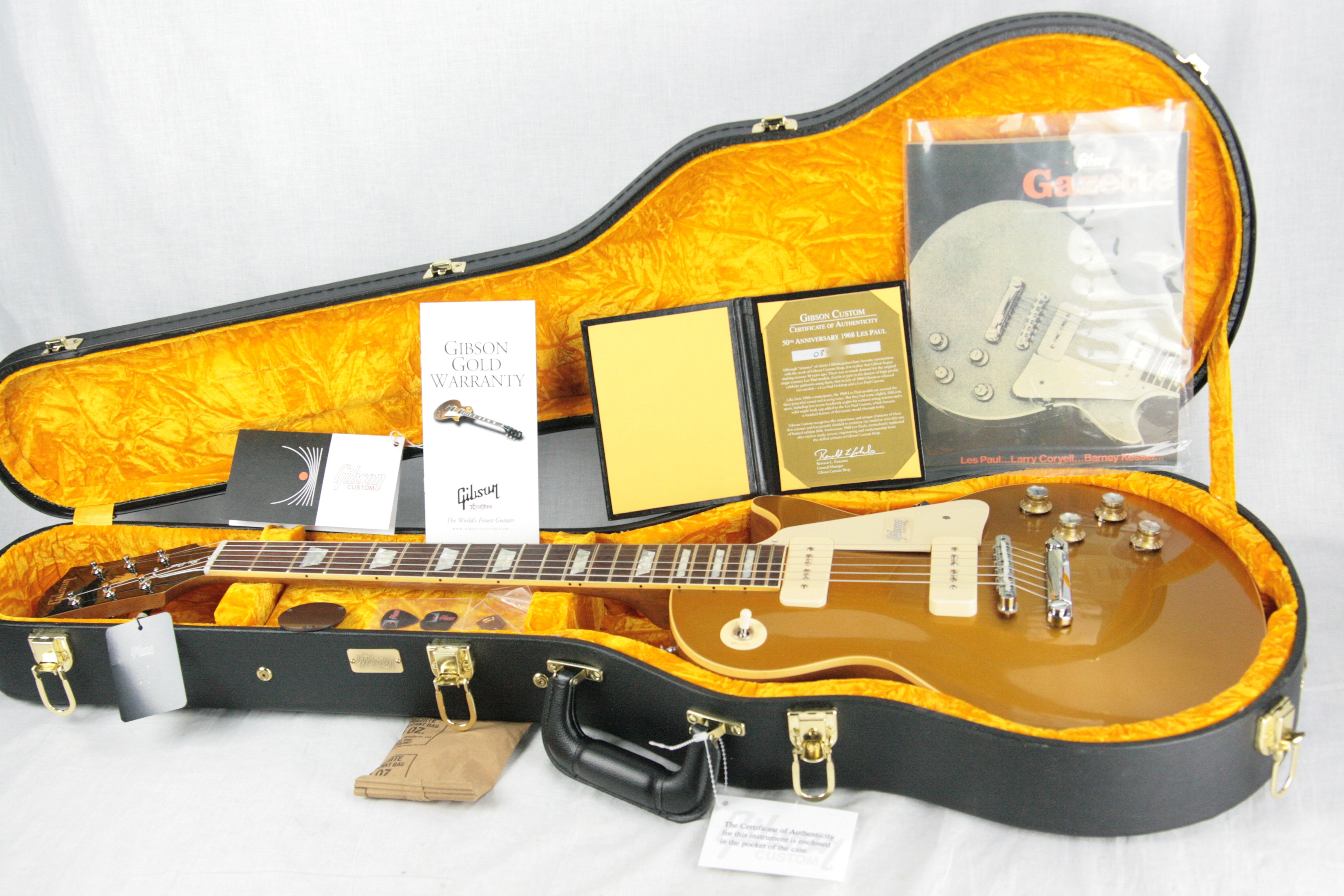 *SOLD*  2018 Gibson 1968 Les Paul Goldtop Historic Reissue! 50th Anniversary Limited Edition 68 Made!