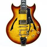 2005 Gibson Custom Shop Johnny A Signature - Ebony Board, Sunset Glow Sunburst, Bigsby es-355, l-4ces