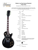 2017 Gibson Custom Shop Modern Les Paul Axcess Standard Floyd Rose Gun Metal Gray Rosewood