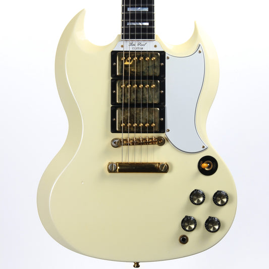 1998 Gibson SG Les Paul Custom Shop Historic - White, 3 Pickups