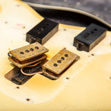 *SOLD*  1964 Fender Precision Bass CUSTOM COLOR Olympic White w/ OHSC! Pre-CBS P