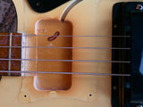 *SOLD*  1986 Rickenbacker 4003 Tuxedo White Electric Bass Guitar - Vintage 1980's 4001 Black Binding!