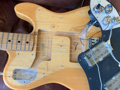 1974 Fender Telecaster Deluxe Natural - Vintage Original Tele Stratocaster Headstock, Wide Range Humbuckers, 1970's