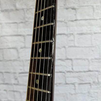 1966 Gibson J-45 Vintage Flattop Acoustic Dreadnought Guitar PROJECT in Dark Sunburst